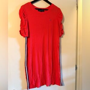 Tommy Hilfiger Vibrant Coral Knit Dress